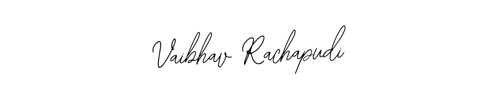 Also we have Vaibhav Rachapudi name is the best signature style. Create professional handwritten signature collection using Bearetta-2O07w autograph style. Vaibhav Rachapudi signature style 12 images and pictures png