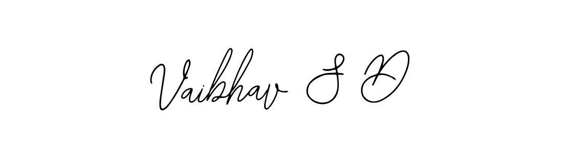 How to Draw Vaibhav S D signature style? Bearetta-2O07w is a latest design signature styles for name Vaibhav S D. Vaibhav S D signature style 12 images and pictures png