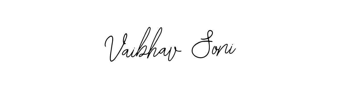 Create a beautiful signature design for name Vaibhav Soni. With this signature (Bearetta-2O07w) fonts, you can make a handwritten signature for free. Vaibhav Soni signature style 12 images and pictures png