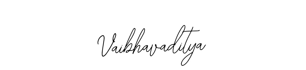 Use a signature maker to create a handwritten signature online. With this signature software, you can design (Bearetta-2O07w) your own signature for name Vaibhavaditya. Vaibhavaditya signature style 12 images and pictures png