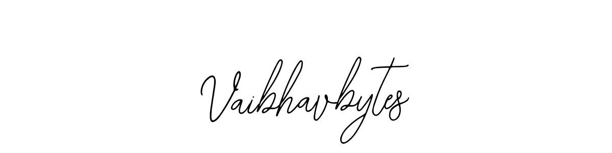 Also You can easily find your signature by using the search form. We will create Vaibhavbytes name handwritten signature images for you free of cost using Bearetta-2O07w sign style. Vaibhavbytes signature style 12 images and pictures png