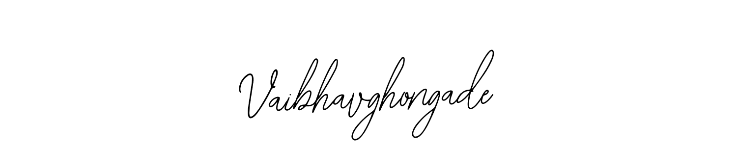 Create a beautiful signature design for name Vaibhavghongade. With this signature (Bearetta-2O07w) fonts, you can make a handwritten signature for free. Vaibhavghongade signature style 12 images and pictures png