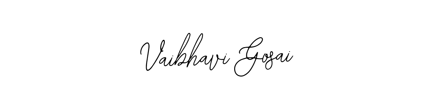 This is the best signature style for the Vaibhavi Gosai name. Also you like these signature font (Bearetta-2O07w). Mix name signature. Vaibhavi Gosai signature style 12 images and pictures png