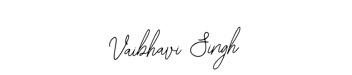 Also we have Vaibhavi Singh name is the best signature style. Create professional handwritten signature collection using Bearetta-2O07w autograph style. Vaibhavi Singh signature style 12 images and pictures png