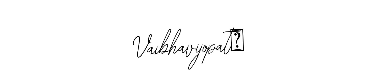 if you are searching for the best signature style for your name Vaibhavijopat♥. so please give up your signature search. here we have designed multiple signature styles  using Bearetta-2O07w. Vaibhavijopat♥ signature style 12 images and pictures png