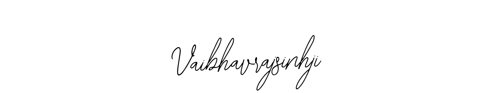 How to make Vaibhavrajsinhji name signature. Use Bearetta-2O07w style for creating short signs online. This is the latest handwritten sign. Vaibhavrajsinhji signature style 12 images and pictures png