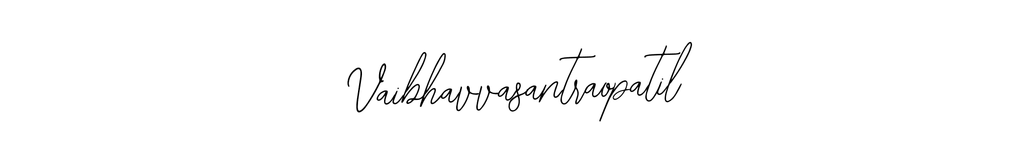 Design your own signature with our free online signature maker. With this signature software, you can create a handwritten (Bearetta-2O07w) signature for name Vaibhavvasantraopatil. Vaibhavvasantraopatil signature style 12 images and pictures png
