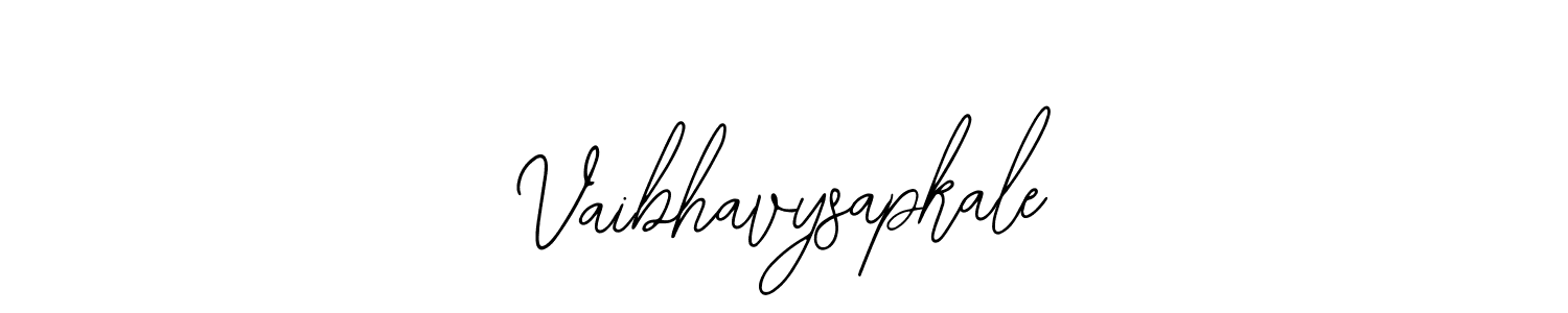 Create a beautiful signature design for name Vaibhavysapkale. With this signature (Bearetta-2O07w) fonts, you can make a handwritten signature for free. Vaibhavysapkale signature style 12 images and pictures png