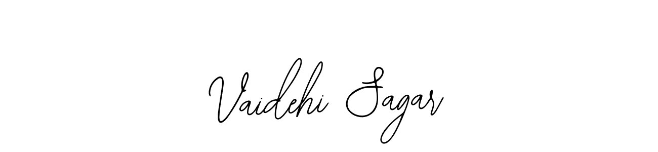 You should practise on your own different ways (Bearetta-2O07w) to write your name (Vaidehi Sagar) in signature. don't let someone else do it for you. Vaidehi Sagar signature style 12 images and pictures png