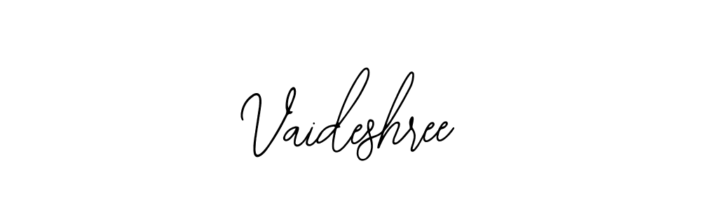 How to make Vaideshree signature? Bearetta-2O07w is a professional autograph style. Create handwritten signature for Vaideshree name. Vaideshree signature style 12 images and pictures png