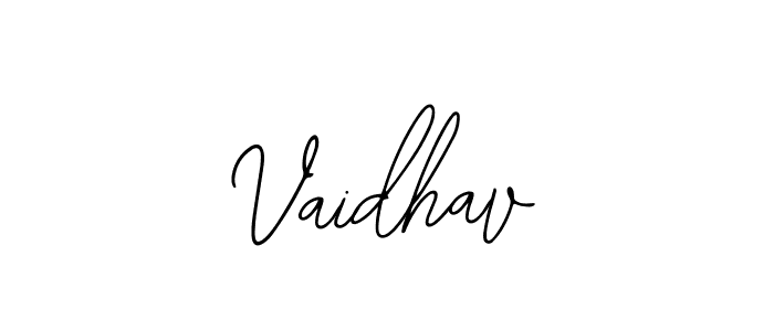 Make a beautiful signature design for name Vaidhav. Use this online signature maker to create a handwritten signature for free. Vaidhav signature style 12 images and pictures png