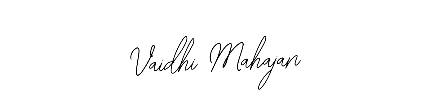 Bearetta-2O07w is a professional signature style that is perfect for those who want to add a touch of class to their signature. It is also a great choice for those who want to make their signature more unique. Get Vaidhi Mahajan name to fancy signature for free. Vaidhi Mahajan signature style 12 images and pictures png