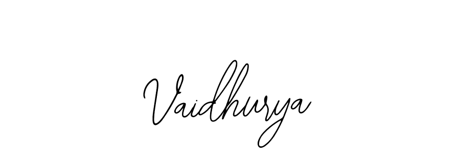 Also You can easily find your signature by using the search form. We will create Vaidhurya name handwritten signature images for you free of cost using Bearetta-2O07w sign style. Vaidhurya signature style 12 images and pictures png