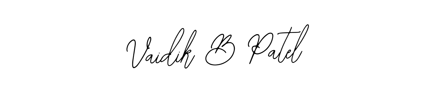 Here are the top 10 professional signature styles for the name Vaidik B Patel. These are the best autograph styles you can use for your name. Vaidik B Patel signature style 12 images and pictures png