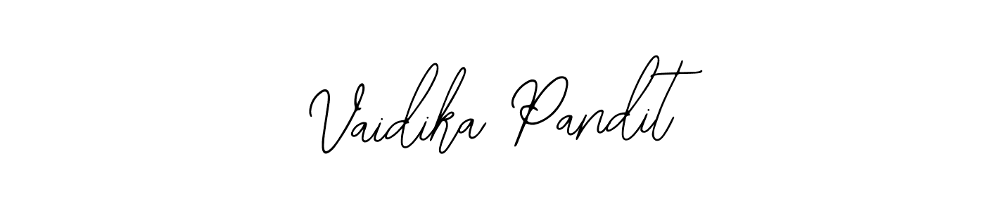 Make a short Vaidika Pandit signature style. Manage your documents anywhere anytime using Bearetta-2O07w. Create and add eSignatures, submit forms, share and send files easily. Vaidika Pandit signature style 12 images and pictures png
