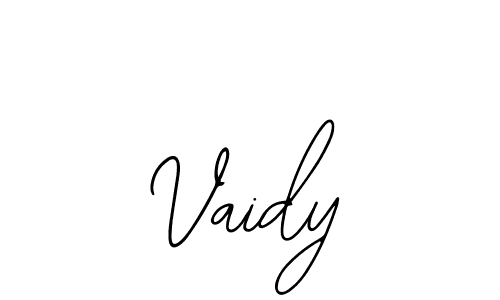 Make a beautiful signature design for name Vaidy. With this signature (Bearetta-2O07w) style, you can create a handwritten signature for free. Vaidy signature style 12 images and pictures png