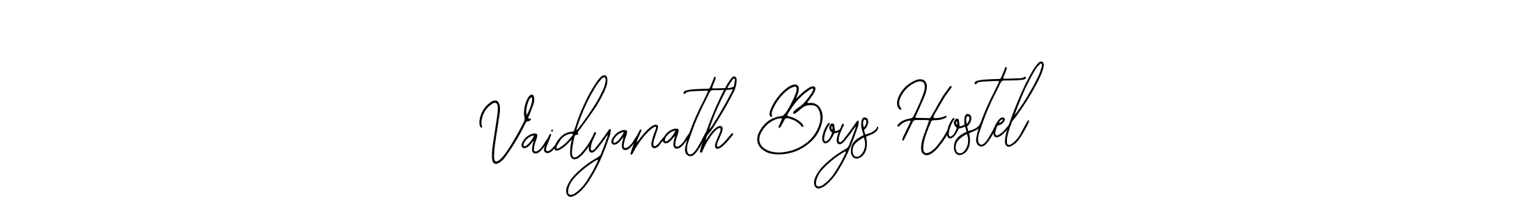 Use a signature maker to create a handwritten signature online. With this signature software, you can design (Bearetta-2O07w) your own signature for name Vaidyanath Boys Hostel. Vaidyanath Boys Hostel signature style 12 images and pictures png