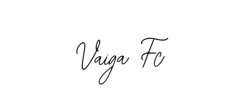 Make a beautiful signature design for name Vaiga Fc. Use this online signature maker to create a handwritten signature for free. Vaiga Fc signature style 12 images and pictures png