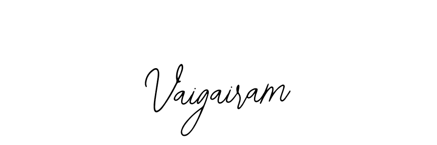if you are searching for the best signature style for your name Vaigairam. so please give up your signature search. here we have designed multiple signature styles  using Bearetta-2O07w. Vaigairam signature style 12 images and pictures png