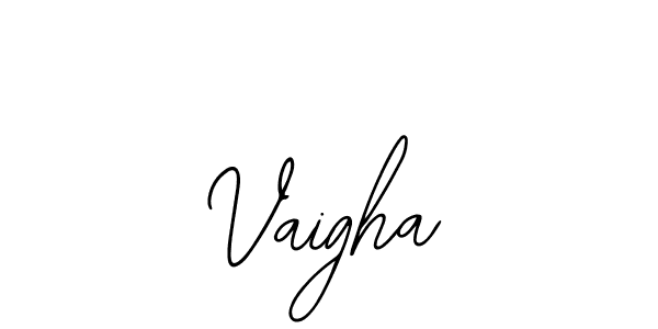 How to make Vaigha name signature. Use Bearetta-2O07w style for creating short signs online. This is the latest handwritten sign. Vaigha signature style 12 images and pictures png