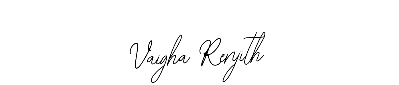 Design your own signature with our free online signature maker. With this signature software, you can create a handwritten (Bearetta-2O07w) signature for name Vaigha Renjith. Vaigha Renjith signature style 12 images and pictures png