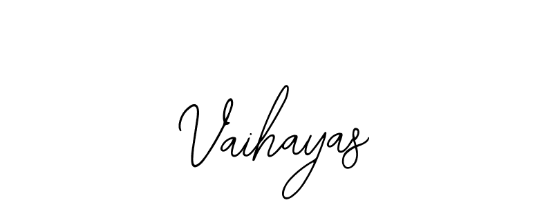 How to make Vaihayas name signature. Use Bearetta-2O07w style for creating short signs online. This is the latest handwritten sign. Vaihayas signature style 12 images and pictures png