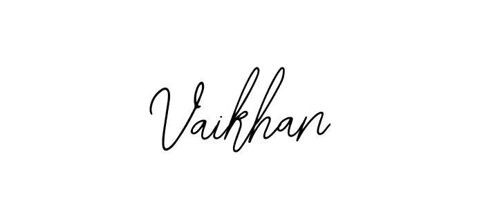 The best way (Bearetta-2O07w) to make a short signature is to pick only two or three words in your name. The name Vaikhan include a total of six letters. For converting this name. Vaikhan signature style 12 images and pictures png
