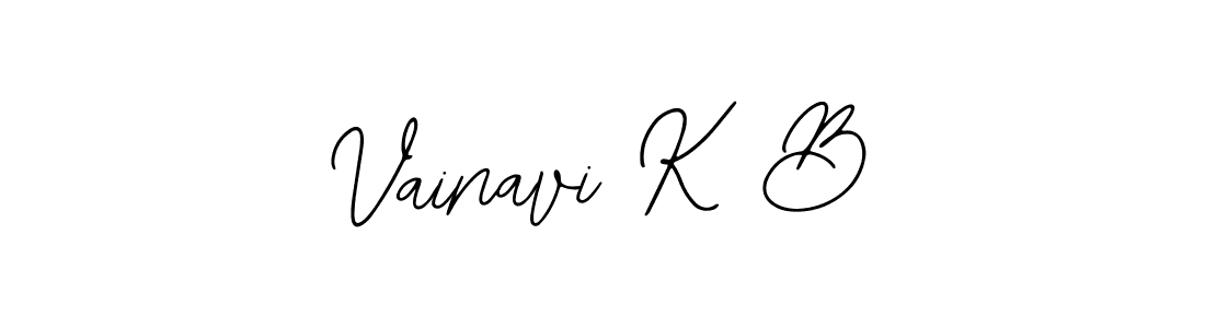 This is the best signature style for the Vainavi K B name. Also you like these signature font (Bearetta-2O07w). Mix name signature. Vainavi K B signature style 12 images and pictures png