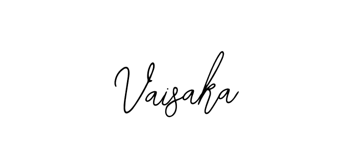 Design your own signature with our free online signature maker. With this signature software, you can create a handwritten (Bearetta-2O07w) signature for name Vaisaka. Vaisaka signature style 12 images and pictures png