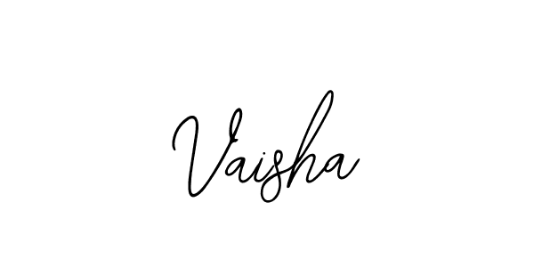 Use a signature maker to create a handwritten signature online. With this signature software, you can design (Bearetta-2O07w) your own signature for name Vaisha. Vaisha signature style 12 images and pictures png