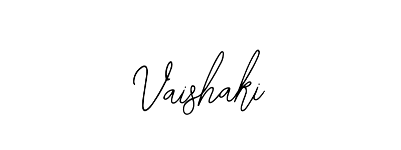 Design your own signature with our free online signature maker. With this signature software, you can create a handwritten (Bearetta-2O07w) signature for name Vaishaki. Vaishaki signature style 12 images and pictures png