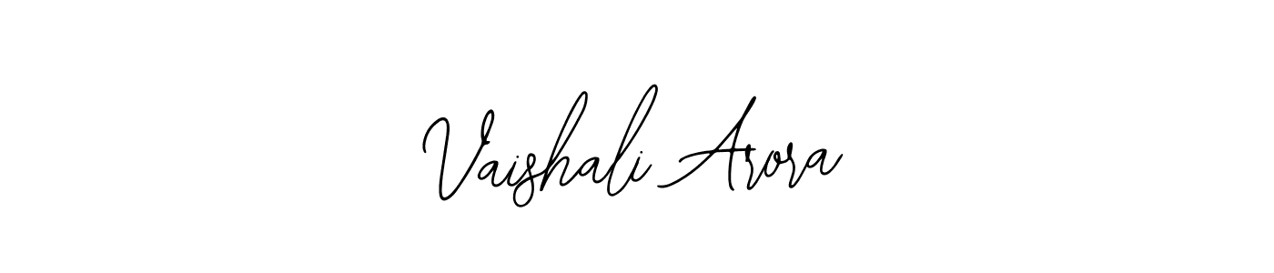 Use a signature maker to create a handwritten signature online. With this signature software, you can design (Bearetta-2O07w) your own signature for name Vaishali Arora. Vaishali Arora signature style 12 images and pictures png