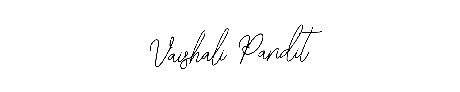 Use a signature maker to create a handwritten signature online. With this signature software, you can design (Bearetta-2O07w) your own signature for name Vaishali Pandit. Vaishali Pandit signature style 12 images and pictures png