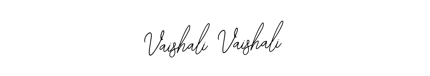 Also You can easily find your signature by using the search form. We will create Vaishali Vaishali name handwritten signature images for you free of cost using Bearetta-2O07w sign style. Vaishali Vaishali signature style 12 images and pictures png