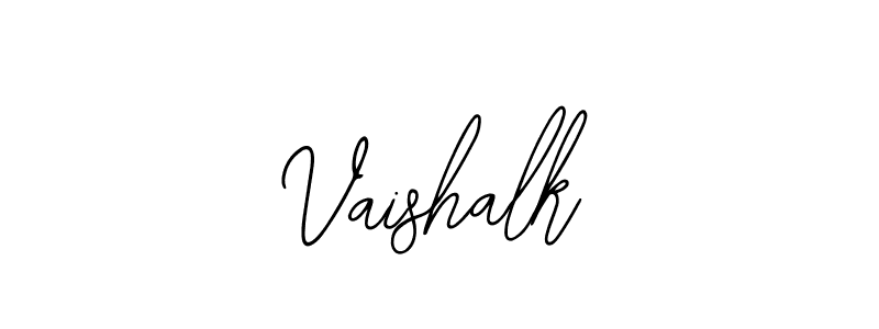 Create a beautiful signature design for name Vaishalk. With this signature (Bearetta-2O07w) fonts, you can make a handwritten signature for free. Vaishalk signature style 12 images and pictures png
