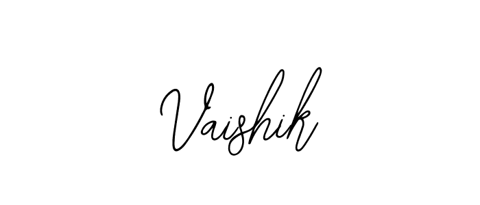 Design your own signature with our free online signature maker. With this signature software, you can create a handwritten (Bearetta-2O07w) signature for name Vaishik. Vaishik signature style 12 images and pictures png