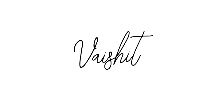 Use a signature maker to create a handwritten signature online. With this signature software, you can design (Bearetta-2O07w) your own signature for name Vaishit. Vaishit signature style 12 images and pictures png