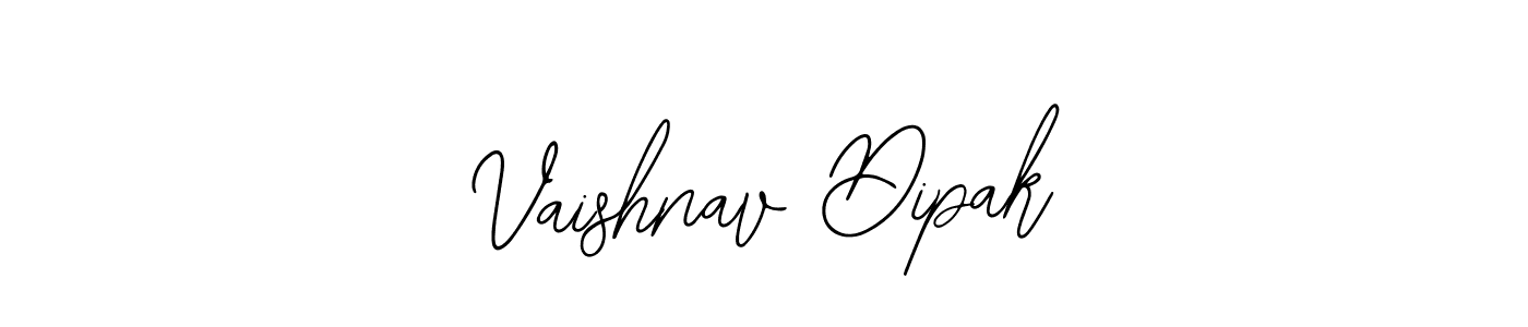 It looks lik you need a new signature style for name Vaishnav Dipak. Design unique handwritten (Bearetta-2O07w) signature with our free signature maker in just a few clicks. Vaishnav Dipak signature style 12 images and pictures png