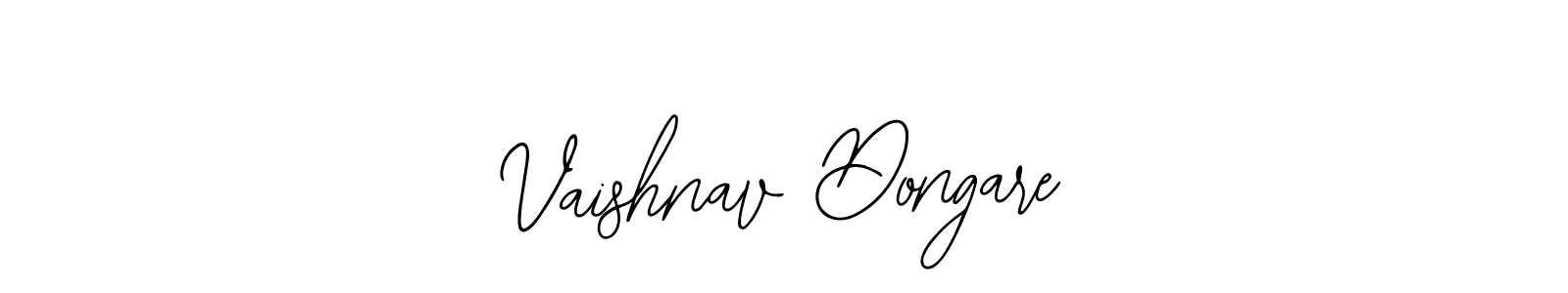 Also we have Vaishnav Dongare name is the best signature style. Create professional handwritten signature collection using Bearetta-2O07w autograph style. Vaishnav Dongare signature style 12 images and pictures png