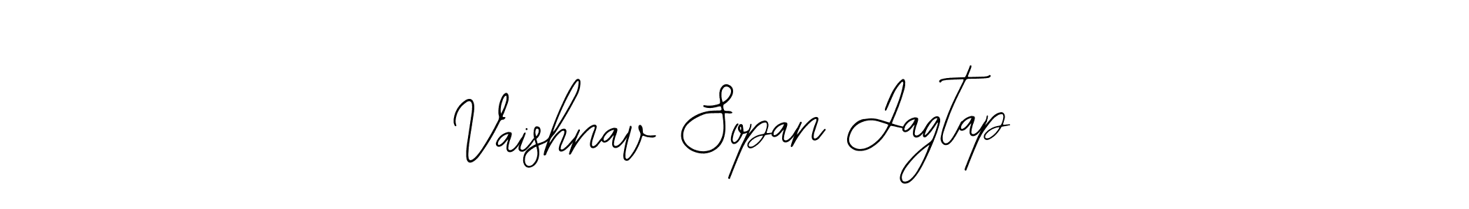 Make a beautiful signature design for name Vaishnav Sopan Jagtap. Use this online signature maker to create a handwritten signature for free. Vaishnav Sopan Jagtap signature style 12 images and pictures png