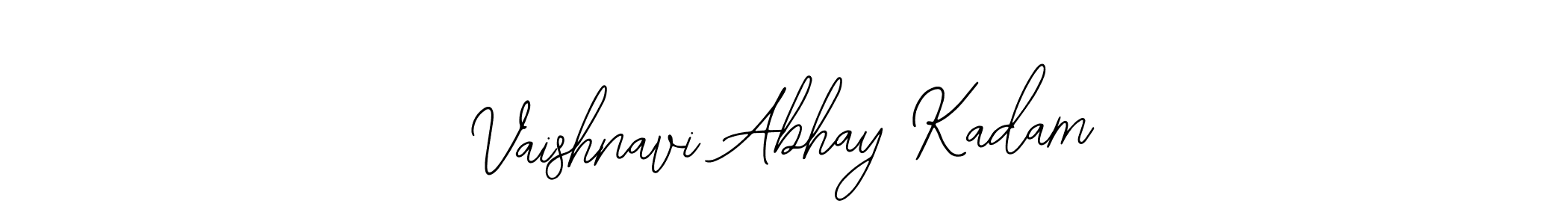 How to make Vaishnavi Abhay Kadam signature? Bearetta-2O07w is a professional autograph style. Create handwritten signature for Vaishnavi Abhay Kadam name. Vaishnavi Abhay Kadam signature style 12 images and pictures png