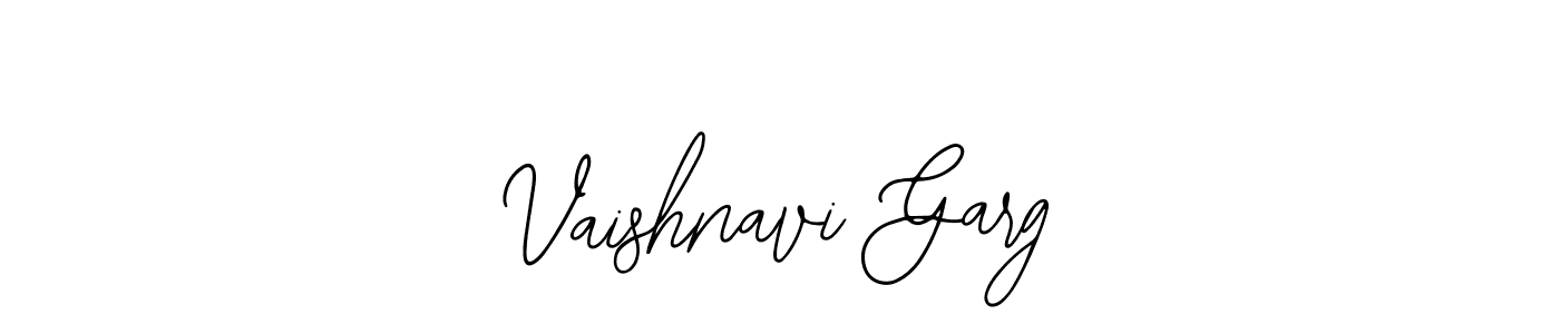 How to make Vaishnavi Garg name signature. Use Bearetta-2O07w style for creating short signs online. This is the latest handwritten sign. Vaishnavi Garg signature style 12 images and pictures png