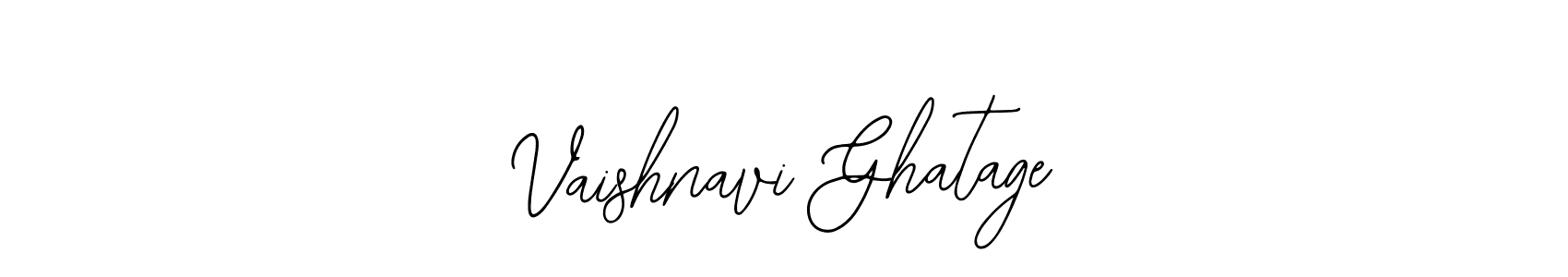 The best way (Bearetta-2O07w) to make a short signature is to pick only two or three words in your name. The name Vaishnavi Ghatage include a total of six letters. For converting this name. Vaishnavi Ghatage signature style 12 images and pictures png