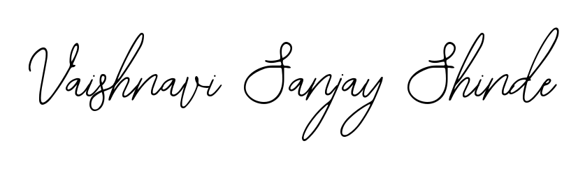 Personalize your online presence with Vaishnavi Sanjay Shinde signature rendered in elegant Bearetta-2O07w font. Great for website footers and blogs. Vaishnavi Sanjay Shinde signature style 12 images and pictures png
