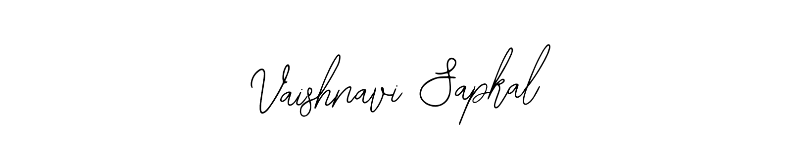 You should practise on your own different ways (Bearetta-2O07w) to write your name (Vaishnavi Sapkal) in signature. don't let someone else do it for you. Vaishnavi Sapkal signature style 12 images and pictures png