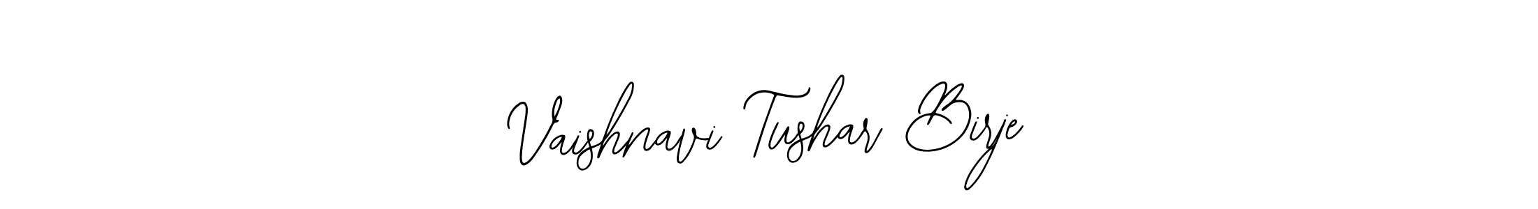 Design your own signature with our free online signature maker. With this signature software, you can create a handwritten (Bearetta-2O07w) signature for name Vaishnavi Tushar Birje. Vaishnavi Tushar Birje signature style 12 images and pictures png