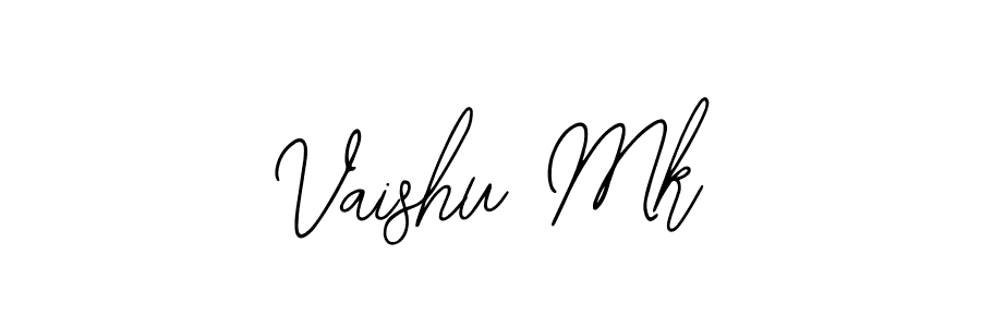 How to make Vaishu Mk signature? Bearetta-2O07w is a professional autograph style. Create handwritten signature for Vaishu Mk name. Vaishu Mk signature style 12 images and pictures png
