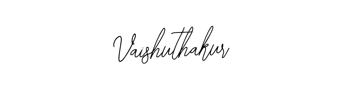 Use a signature maker to create a handwritten signature online. With this signature software, you can design (Bearetta-2O07w) your own signature for name Vaishuthakur. Vaishuthakur signature style 12 images and pictures png