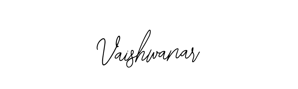 How to make Vaishwanar signature? Bearetta-2O07w is a professional autograph style. Create handwritten signature for Vaishwanar name. Vaishwanar signature style 12 images and pictures png