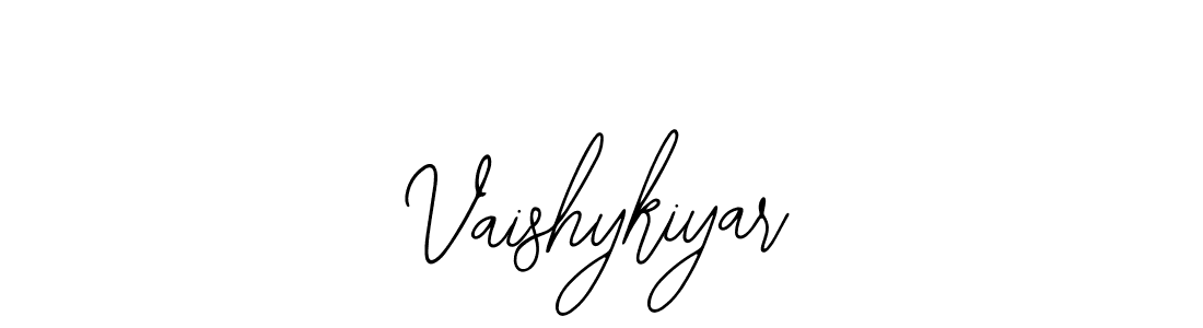 How to make Vaishykiyar name signature. Use Bearetta-2O07w style for creating short signs online. This is the latest handwritten sign. Vaishykiyar signature style 12 images and pictures png